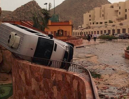 Damage to Playa Grande Cabo